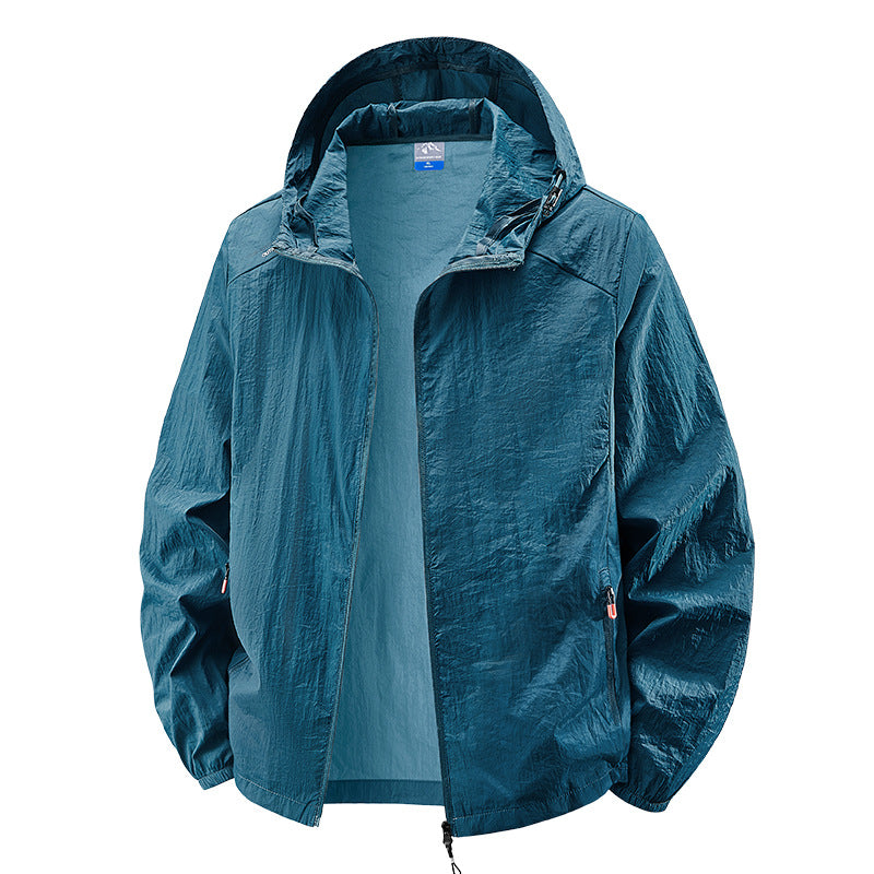 Herren Leichte Outdoorjacke mit verstellbarem Kapuzendesign Echo Archiv