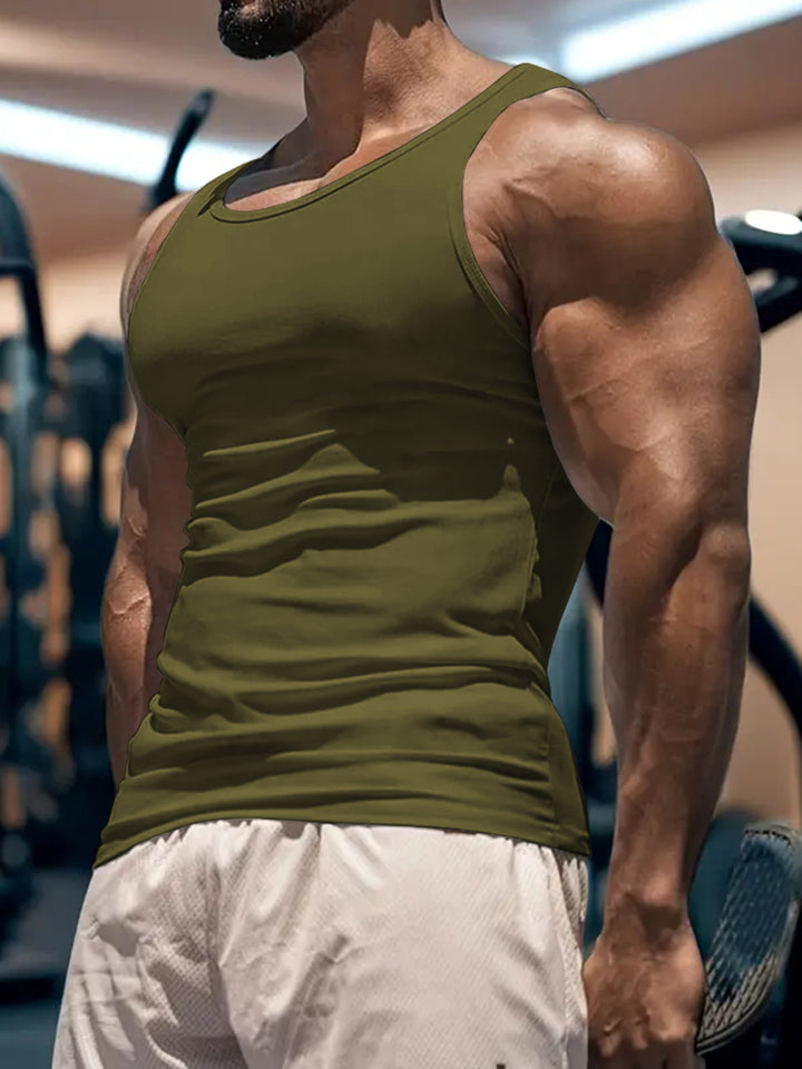 Herren Sportliches Tanktop aus atmungsaktivem Funktionsmaterial Echoarchiv