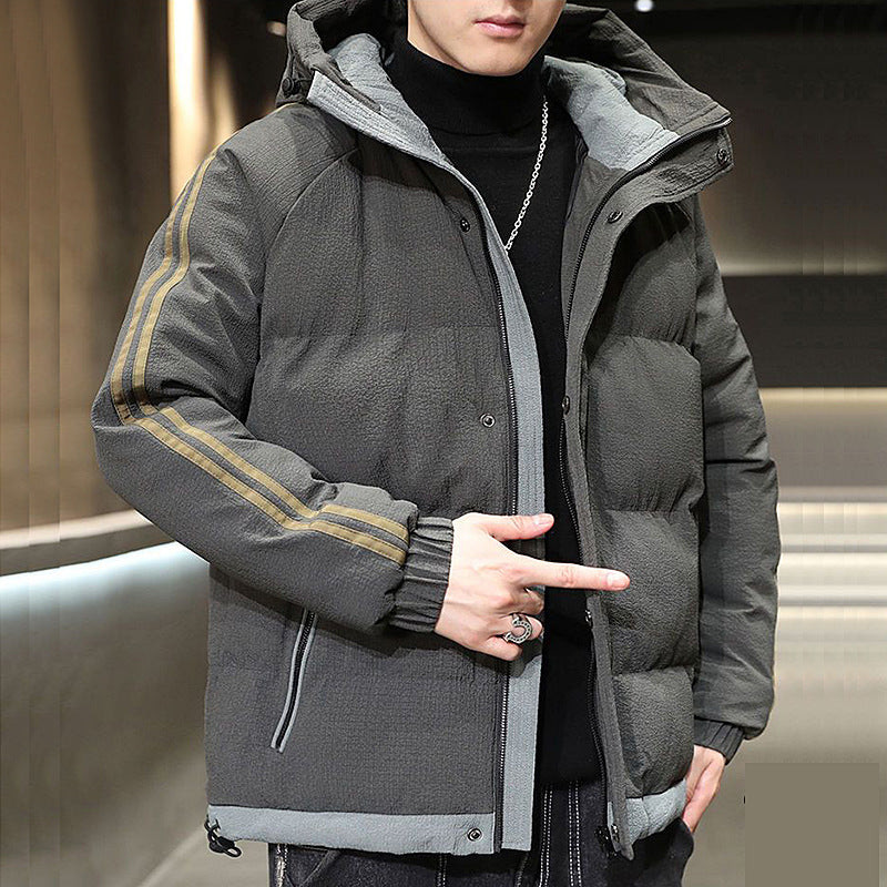 Herren isolierte Winterjacke mit gesteppter Struktur und praktischen Taschen Echoarchiv