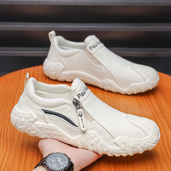 Herren Flexibler Strick-Sneaker mit Reißverschluss Echoarhiv – Norré