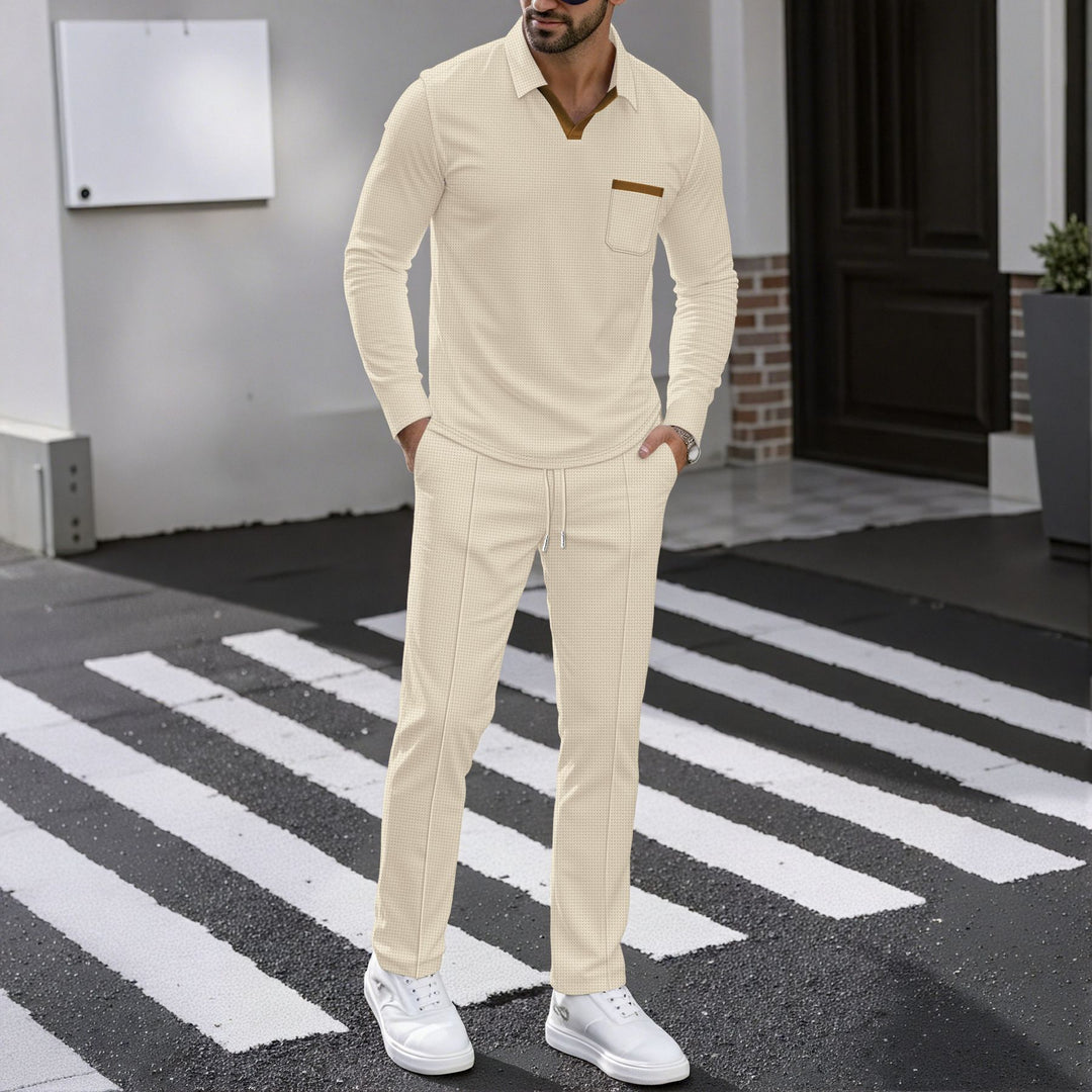 Herren Kombi-Outfit mit Poloshirt und Jogginghose Echoarchiv