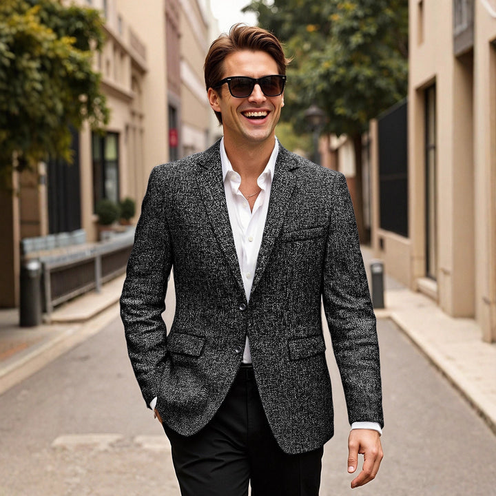 Herren eleganter Blazer aus Wolle Echoarchiv