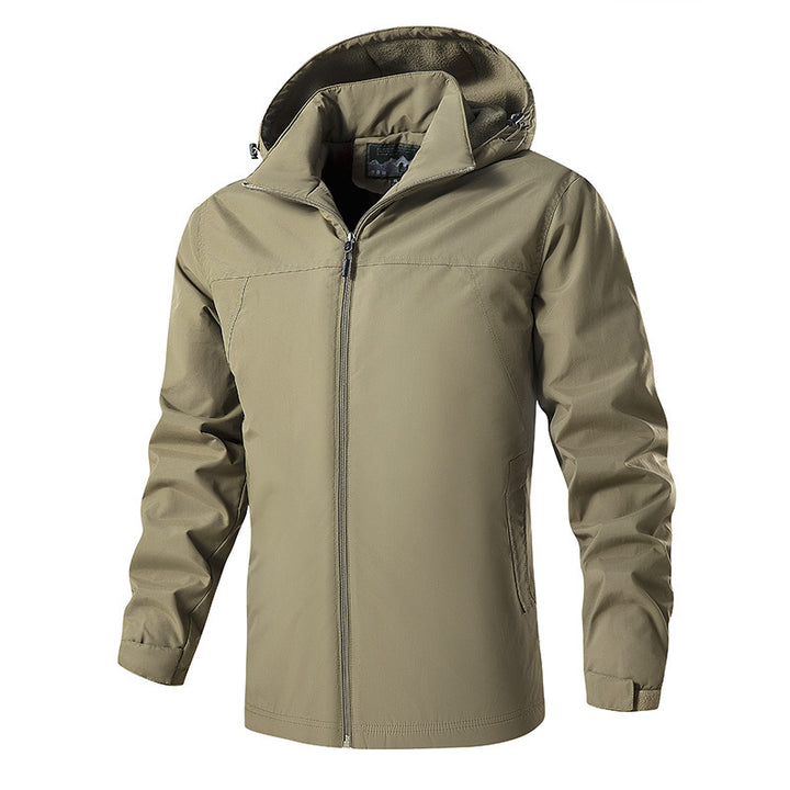 Herren leichte Outdoorjacke mit Kapuze Echo Archiv