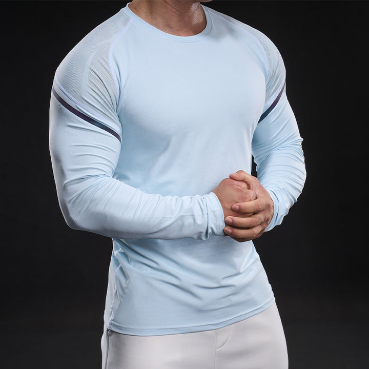 Herren sportliches Langarm-Funktionsshirt Echoarchiv
