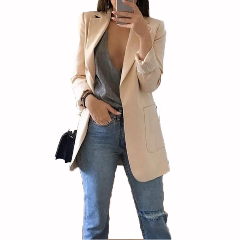 Damen eleganter Blazer mit tailliertem Schnitt und praktischen Taschen Echo Archiv