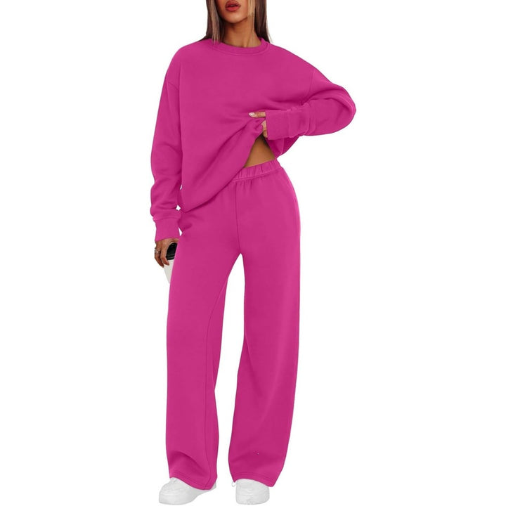 Damen nan lässiges Sweatshirt und weite Jogginghose Set Echo Archiv