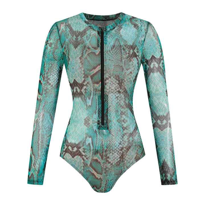 Damen weite Strandhose mit Schlangenmuster Echo Archiv