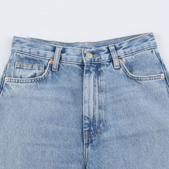 Damen Hochgeschnittene Relaxed-Jeans mit konischem Bein Echo Archiv