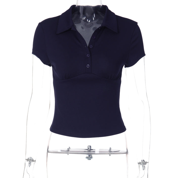 Damen Kurzärmliges Poloshirt mit taillierter Passform Echo Archiv