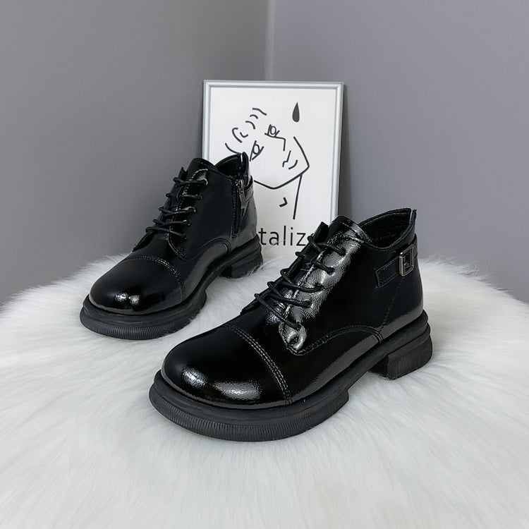 Damen Modische und robuste Schnürstiefeletten Echo Archiv