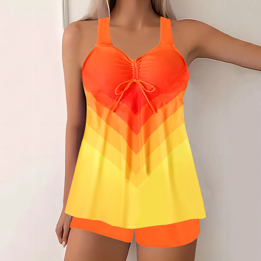 Damen Tankini-Oberteil mit Shorts Echo Archiv