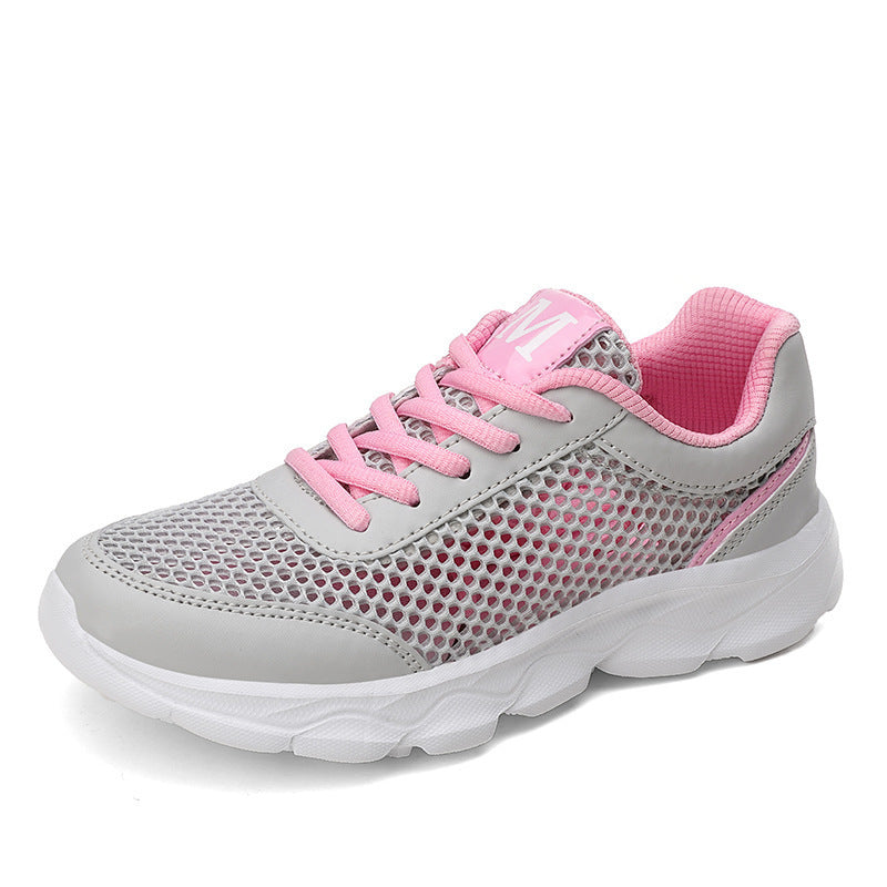 Damen nan leichte Netz-Sneaker mit belüftetem Obermaterial und stoßdämpfender Wellenlaufsohle Echo Archiv