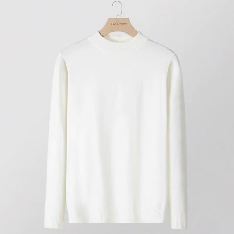Damen Feinstrick-Stehkragenpullover aus Baumwollmix mit gerippten Bündchen Echoarchiv