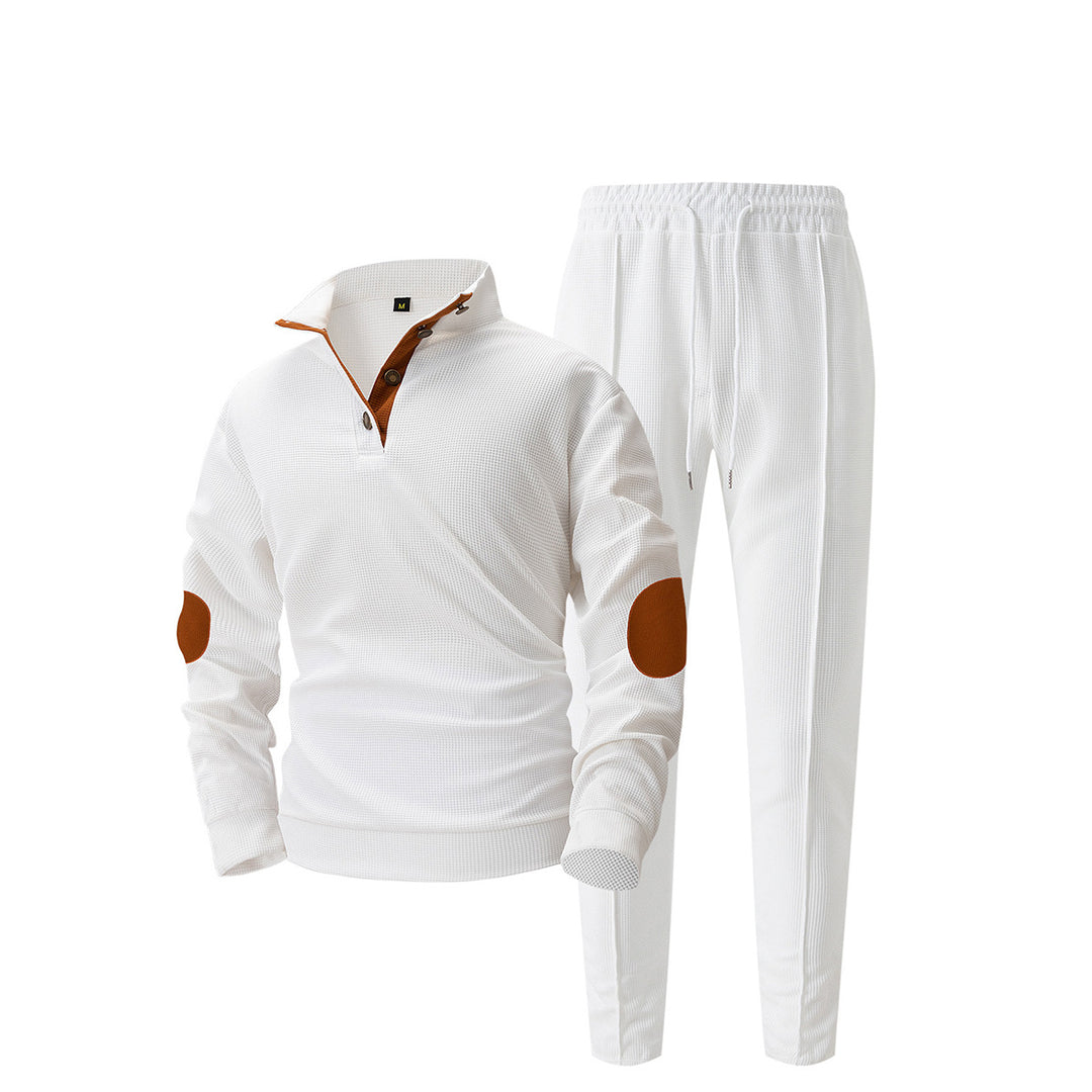 Herren sportliches Freizeit-Set mit innovativem Schnitt und modischen Knoten-Details Echoarchiv