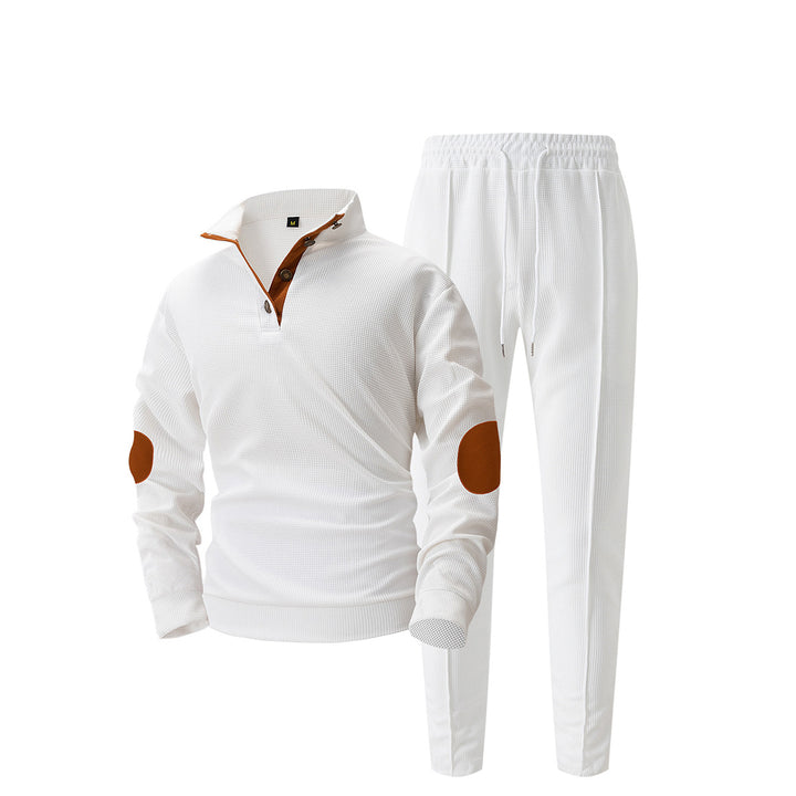 Herren sportliches Freizeit-Set mit innovativem Schnitt und modischen Knoten-Details Echoarchiv