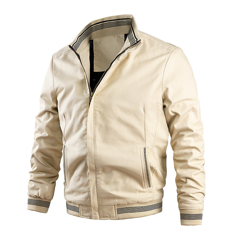 Herren Thermo-Canvas-Blouson mit weichem Teddyfutter und hochschließendem Stehkragen Echo Archiv