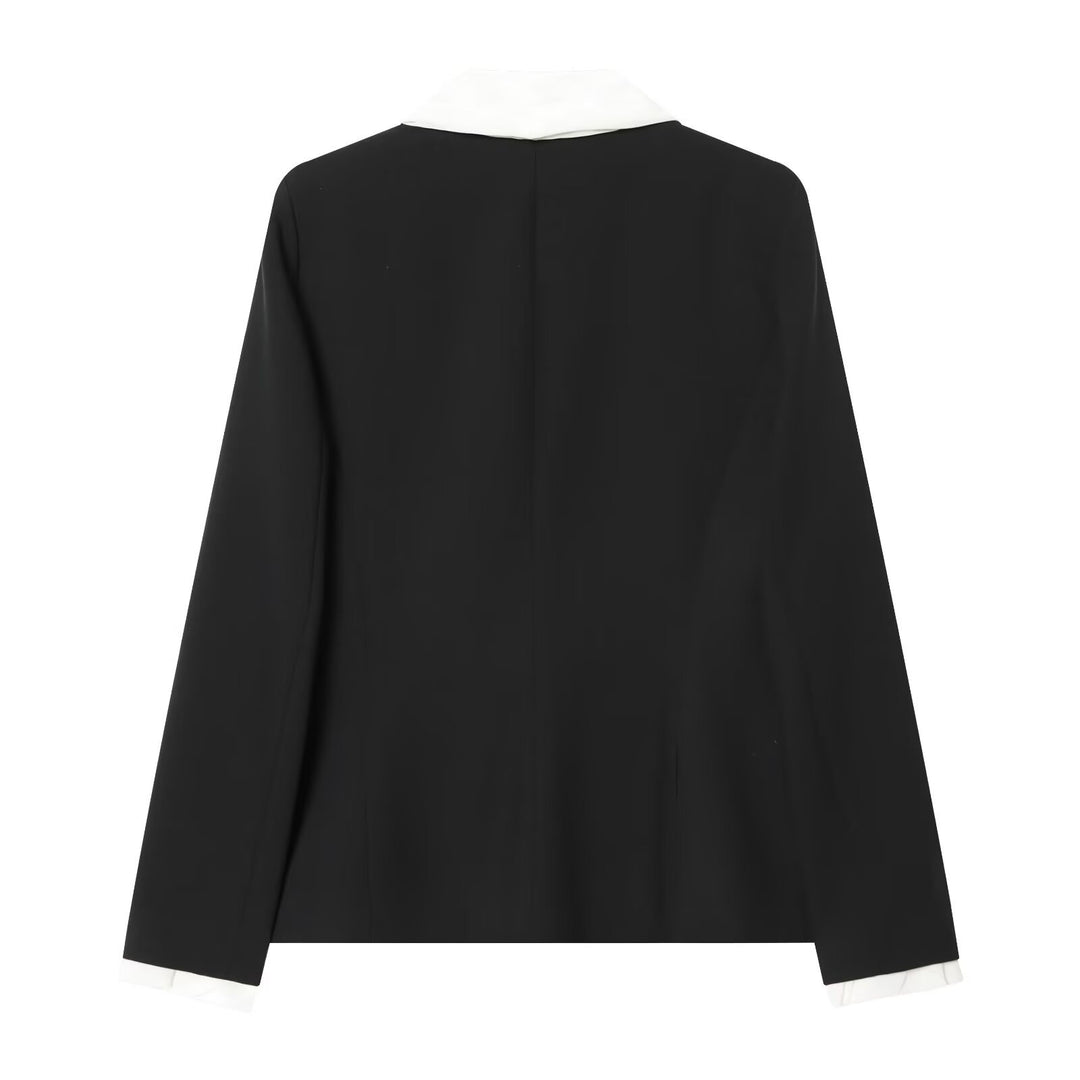 Damen Weite High‑Waist-Hose mit elastischem Bund, Bügelfalte und Seitentaschen Echoarchiv