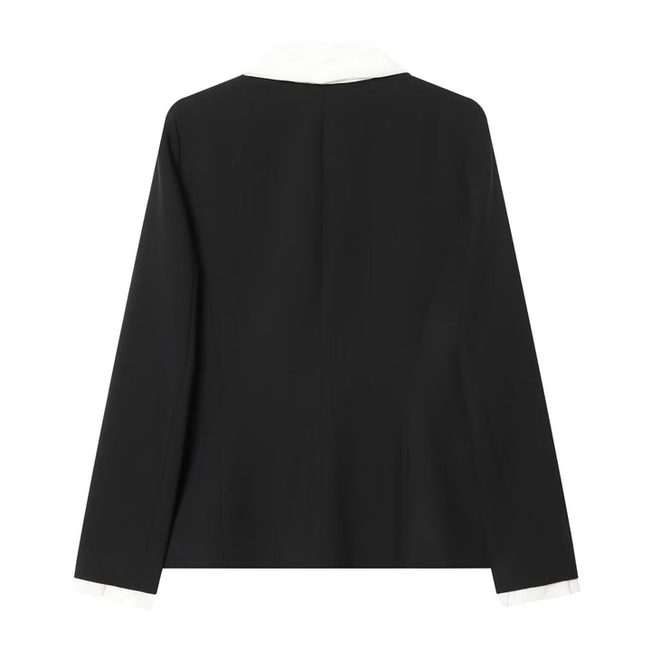 Damen Weite High‑Waist-Hose mit elastischem Bund, Bügelfalte und Seitentaschen Echoarchiv