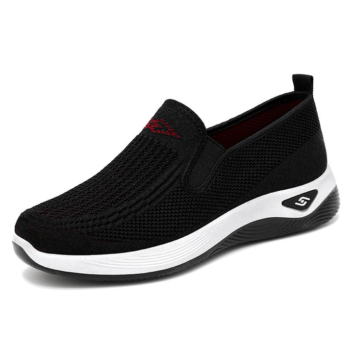 Damen nan atmungsaktiver gestrickter Slip-On Freizeitschuh mit dämpfender EVA-Sohle Echo Archiv