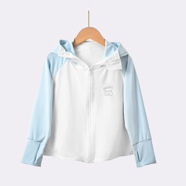 Jungen Outdoor-Schutzjacke mit Kapuze Echo Archiv