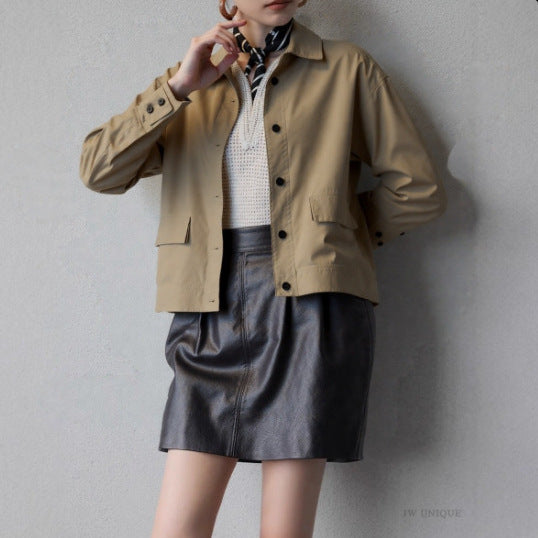Damen Modische Utility-Jacke mit vielseitigem Design Echoarchiv