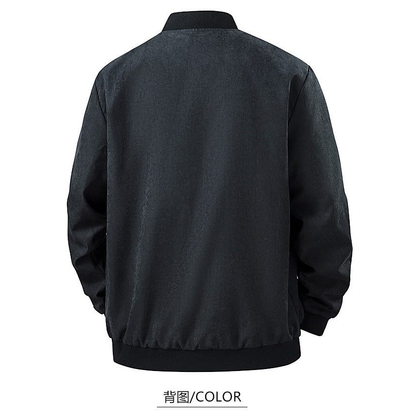 Herren Moderne Bomberjacke mit Stehkragen Echo Archiv