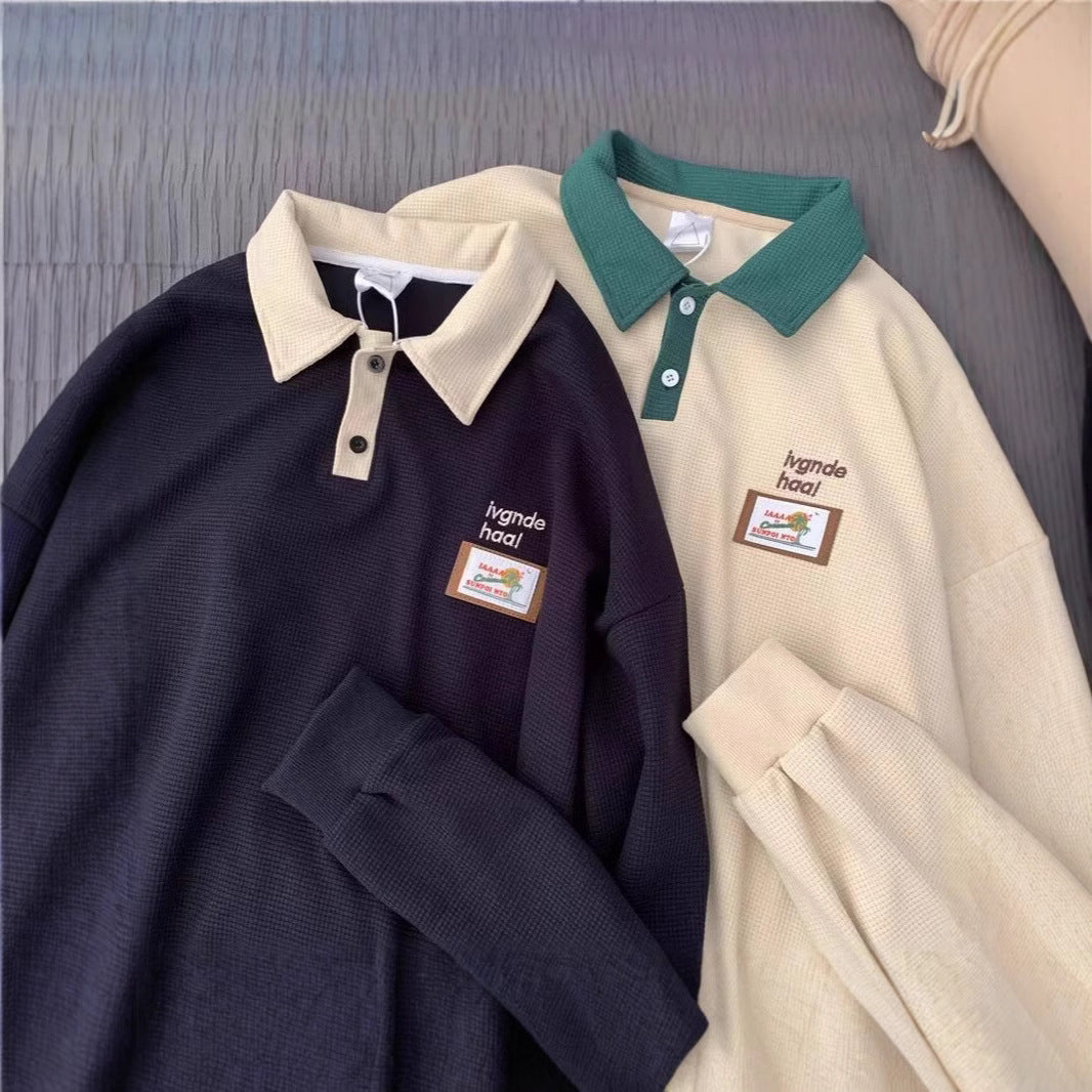 Herren Sportlicher Stehkragenpullover Echoarchiv