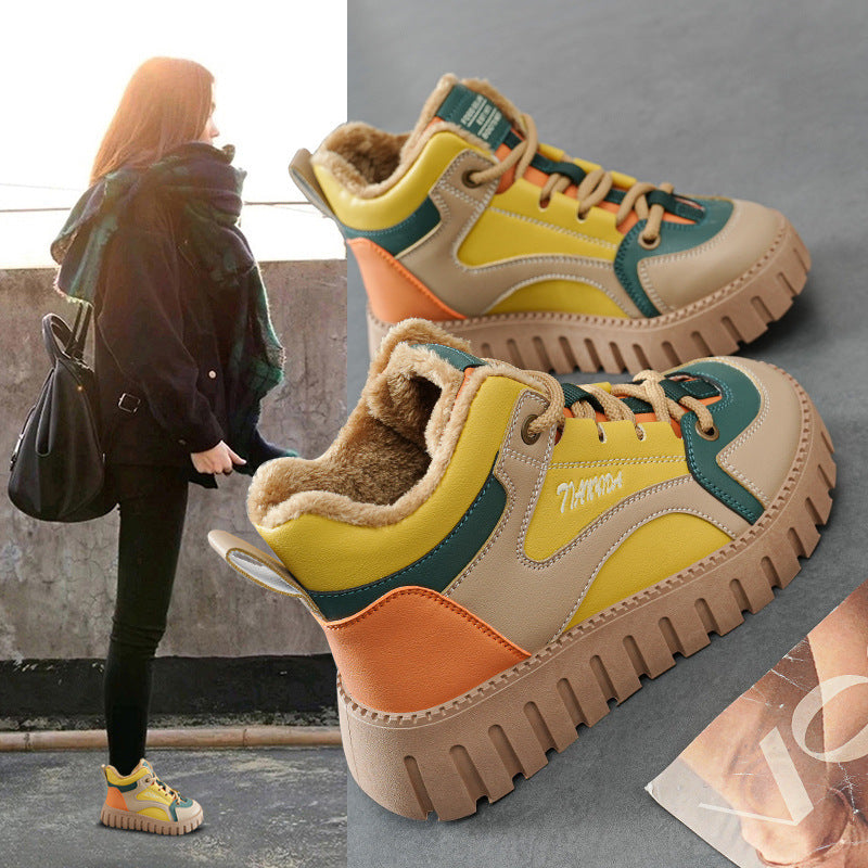 Damen Sportliche High-Top Sneakers mit gefüttertem Innenbereich und rutschfester Sohle Echo Archiv