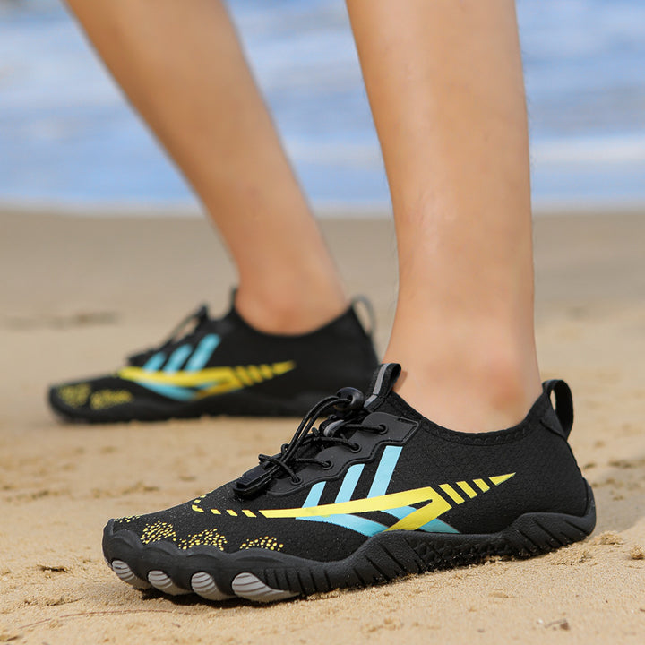 Unisex nan ultraleichte Aquaschuhe mit zehennahem Flexprofil, rutschfester Gummilaufsohle und Schnellzugverschluss Echo Archiv
