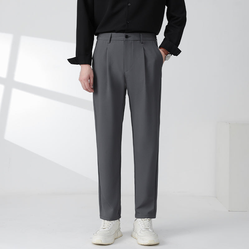 Herren Elegante Anzughose mit Struktur