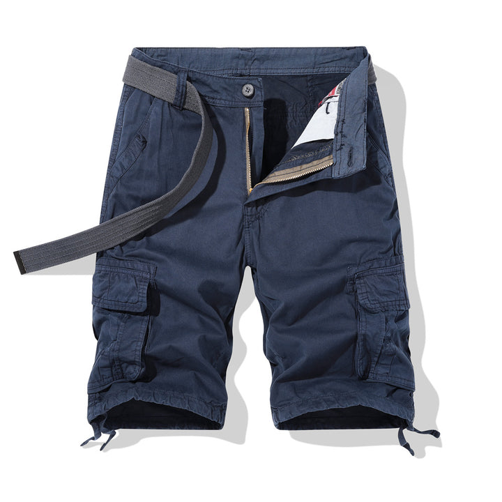 Herren vielseitige Cargo-Shorts mit praktischen Seitentaschen und verstellbarem Gürtel Echoarchiv