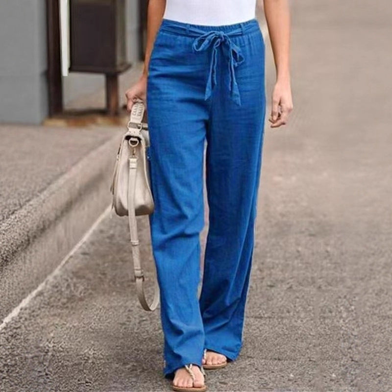 Damen Bequeme und elegante Leinenhose Echo Archiv