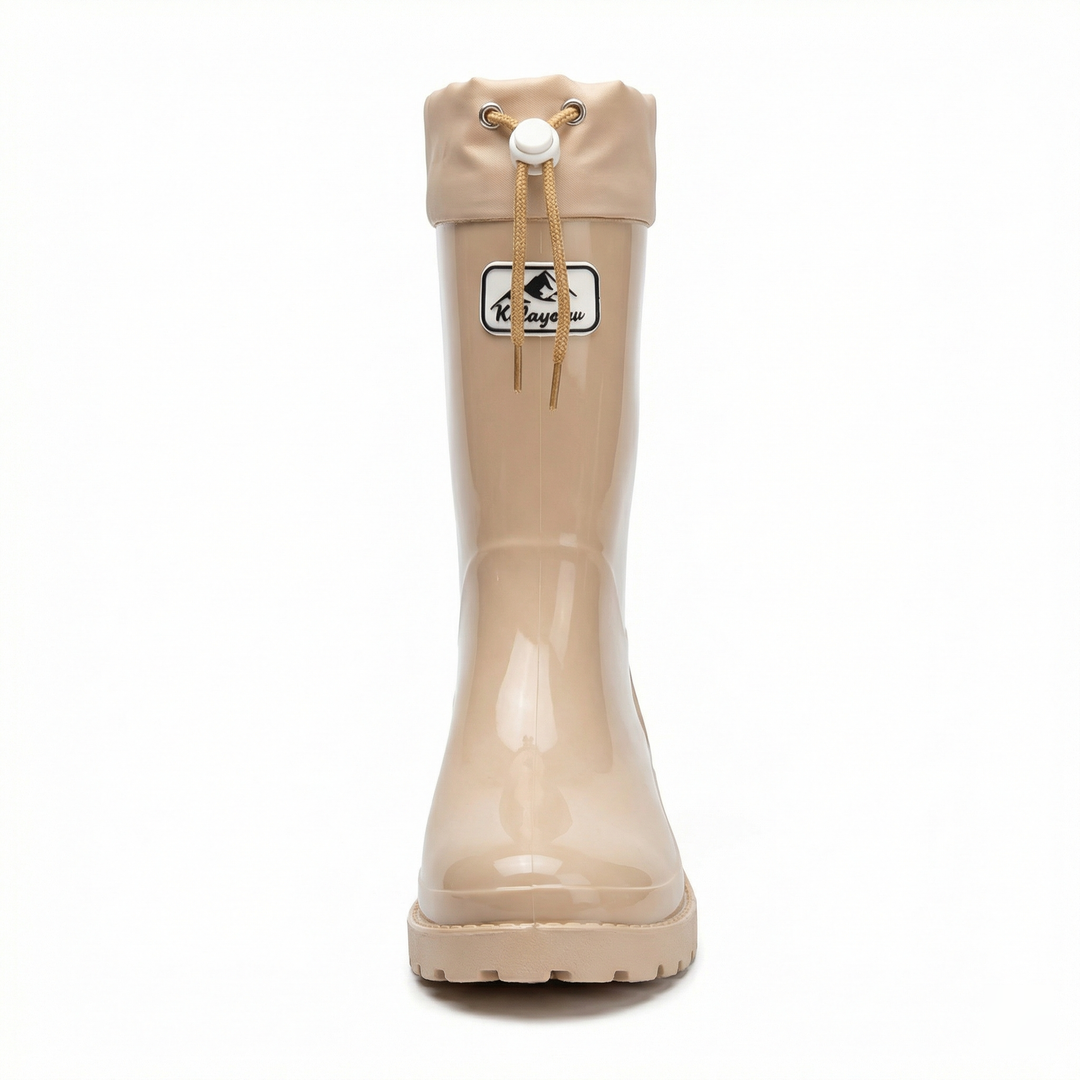 Damen Hochwertige und Stylische Gummistiefel mit Verstellbarem Schnürsystem – Lioré