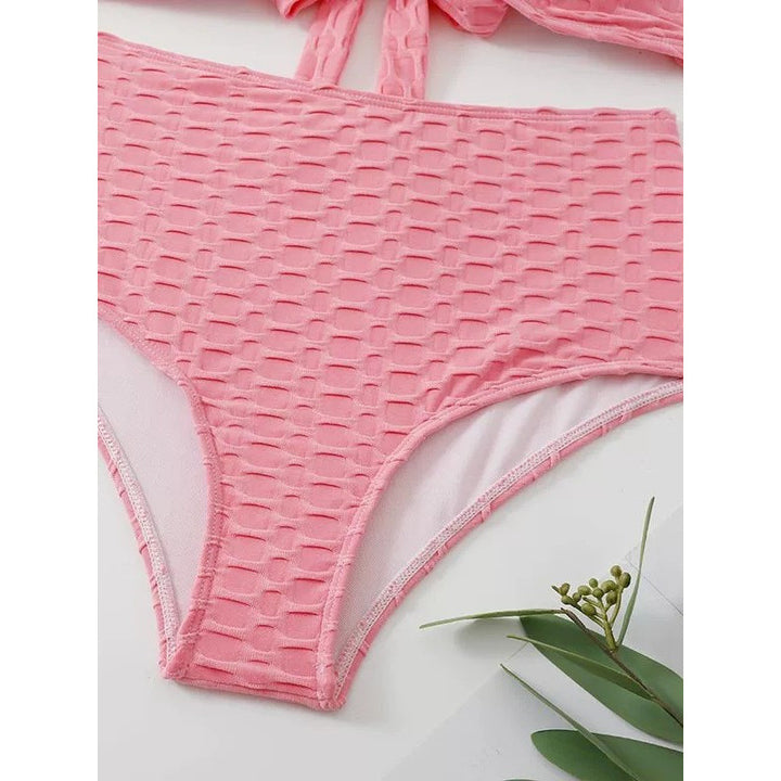 Damen Hochgeschnittener Bikini mit stylischem Knotendetail Echo Archiv