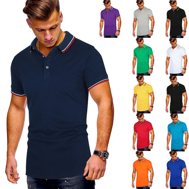 Herren Poloshirt mit modernen Akzenten Echoarchiv
