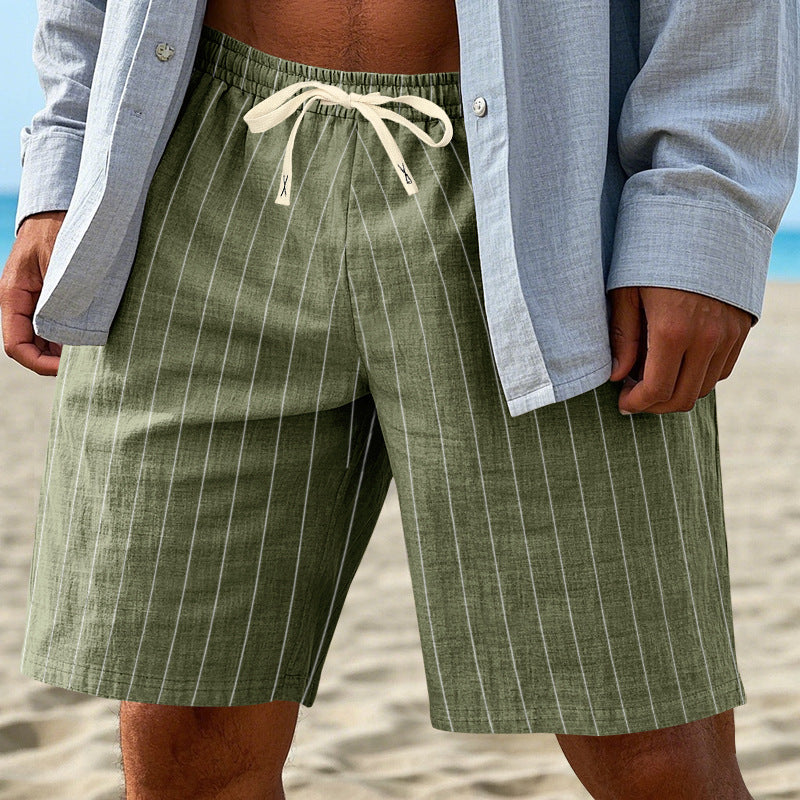 Herren Badeshorts mit elastischem Bund und verstellbarem Kordelzug Echoarchiv