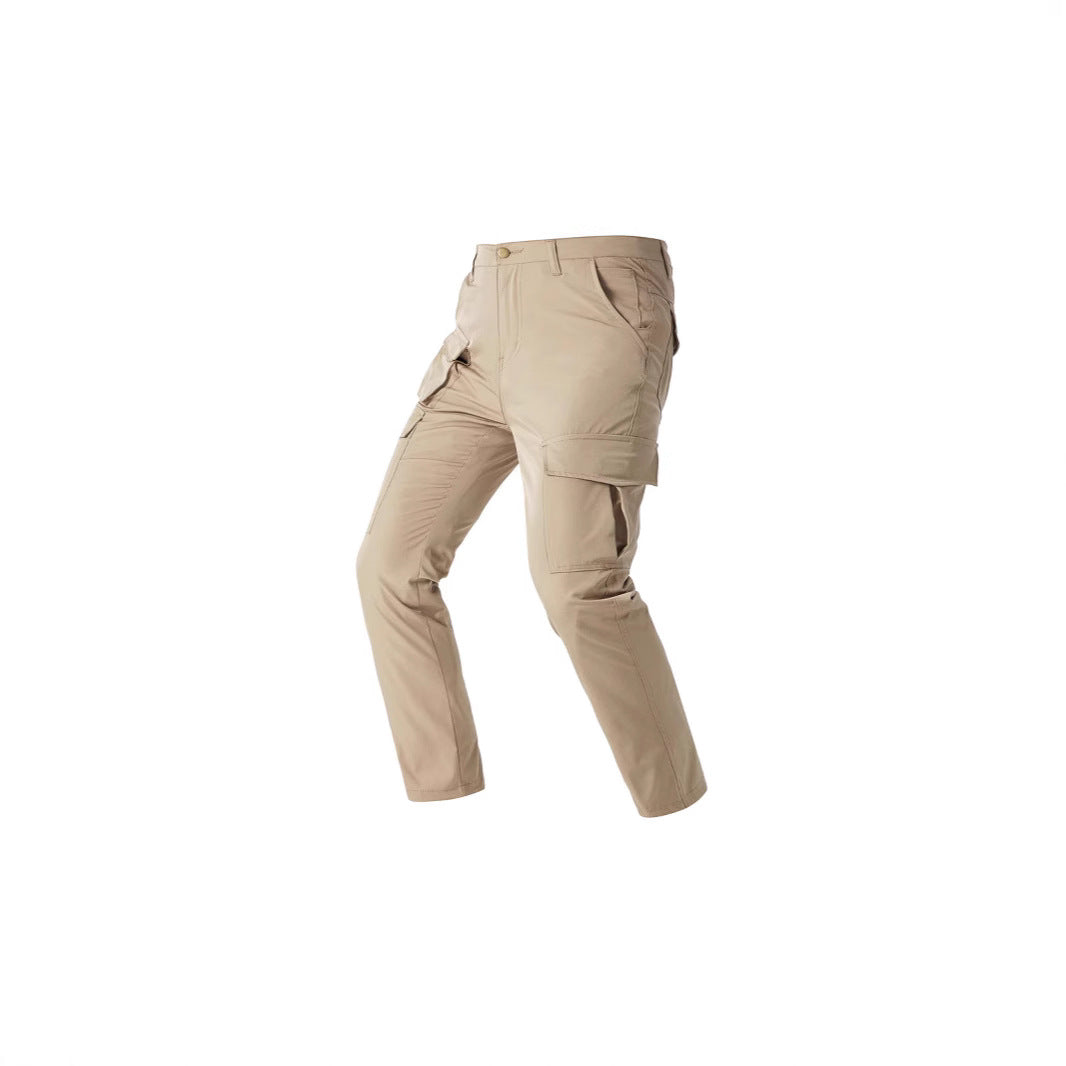 Herren Cargohosen mit vielseitigen Funktionstaschen und elastischem Bund Echoarchiv