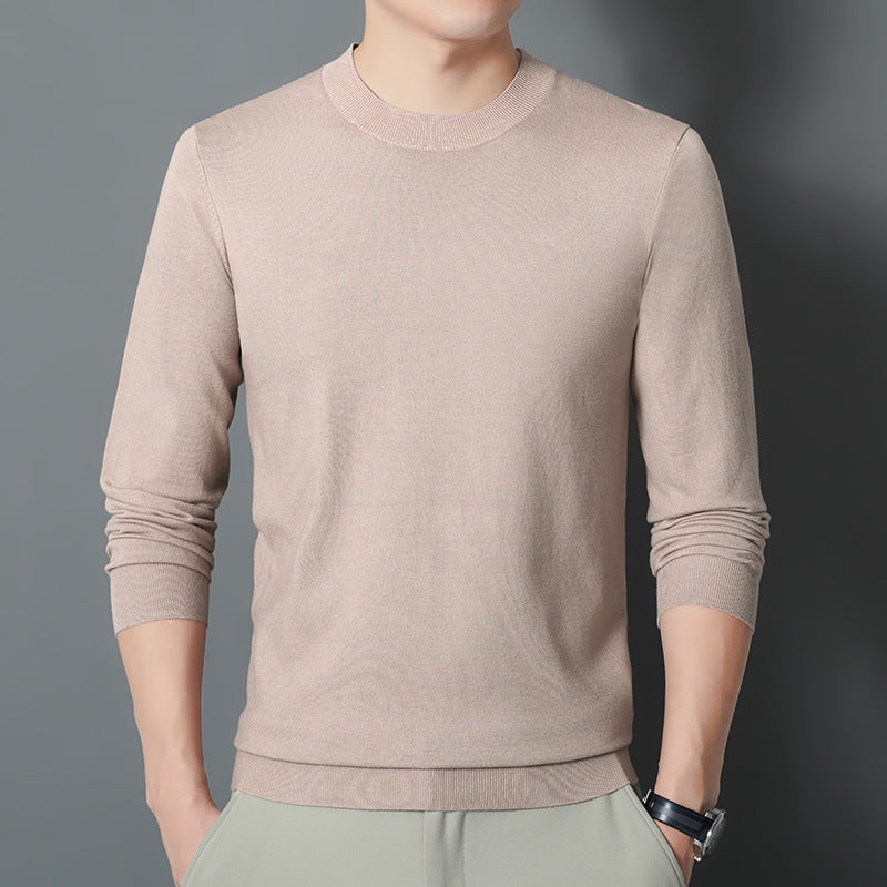 Herren Feiner Rundhalspullover aus Feinstrick mit schmaler Silhouette Echo Archiv