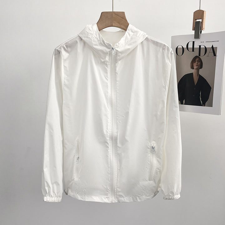 Damen Leichte Übergangsjacke mit Kapuze und Reißverschluss Echo Archiv