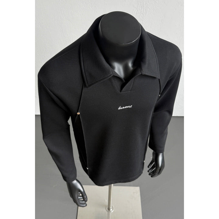 Herren Urban Elegante Langarmhemd Jacke Echo Archiv