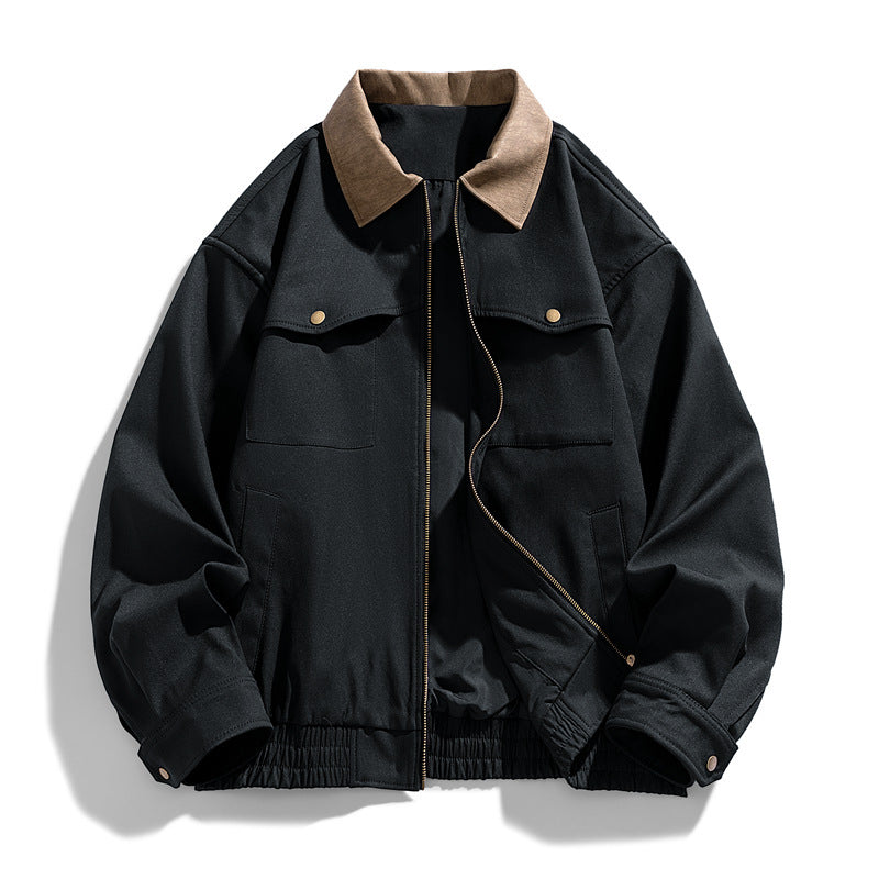 Herren Modische Nylonjacke mit Taschen Echo Archiv