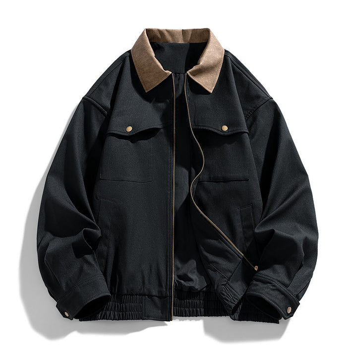 Herren Modische Nylonjacke mit Taschen Echo Archiv