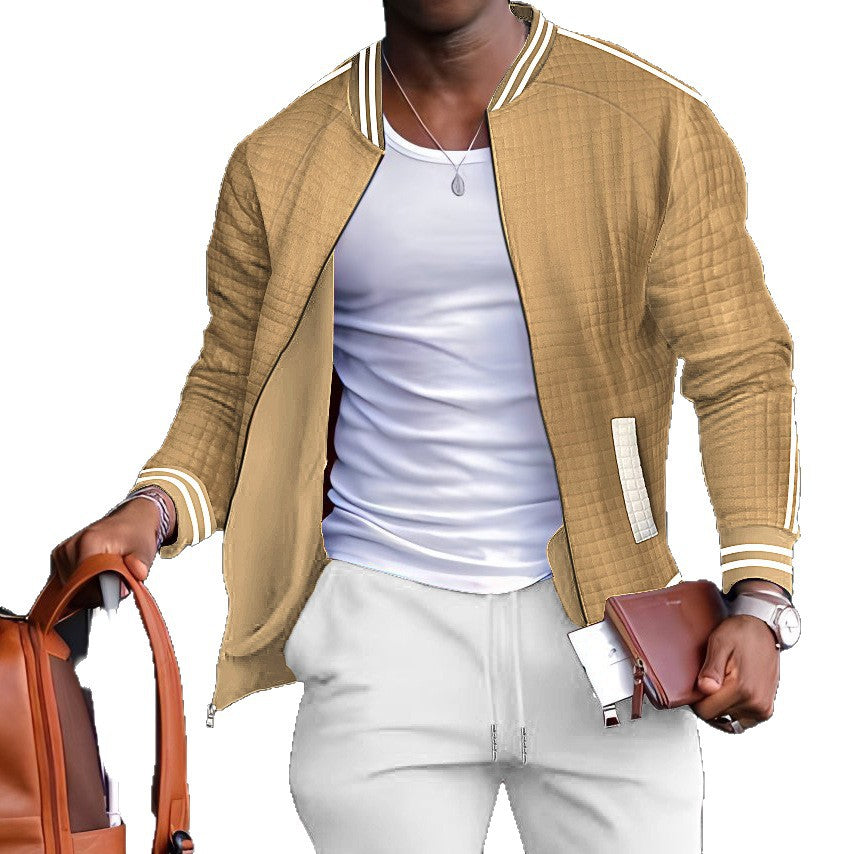 Herren sportliche Steppjacke mit modernem Schnitt und praktischen Reißverschlusstaschen Echoarchiv