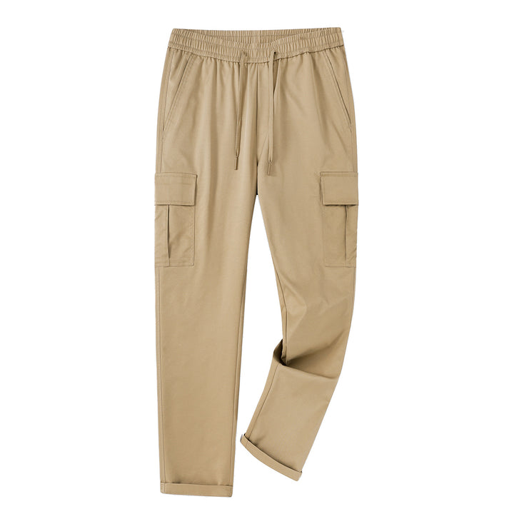 Herren vielseitige Cargo-Hose mit elastischem Bund und großzügigen Taschen Echoarchiv