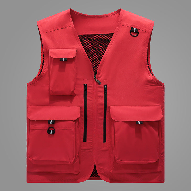 Herren Multifunktionale Outdoor-Weste mit zahlreichen Taschen Echo Archiv