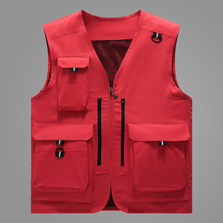 Herren Multifunktionale Outdoor-Weste mit zahlreichen Taschen Echo Archiv