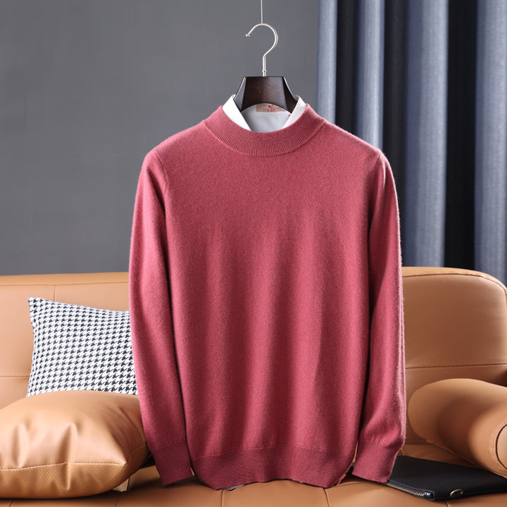 Herren Feiner Rollkragenpullover in schlanker Minimal‑Silhouette aus Woll‑Kaschmir‑Mix Echoarchiv