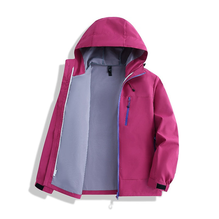 Herren Minimalistische Kapuzen-Softshelljacke mit atmungsaktivem Meshfutter & verdecktem Reißverschluss Echoarchiv