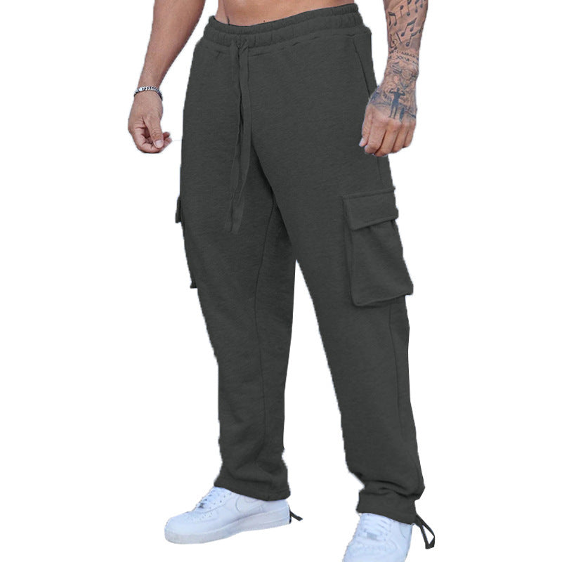 Herren lässige Cargo-Jogginghose mit elastischem Bund und praktischen Seitentaschen Echoarchiv