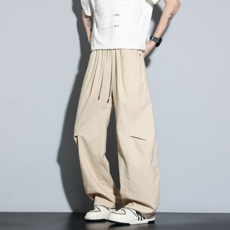 Damen Weite Lagen-Loungehose mit Cargo-Details & elastischem Tunnelzug Echoarchiv